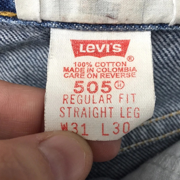 Levis 550 Vintage Cut Off Jeans‎ Furst of a Kind Shorts Womens 31x30 Studded - Picture 11 of 12